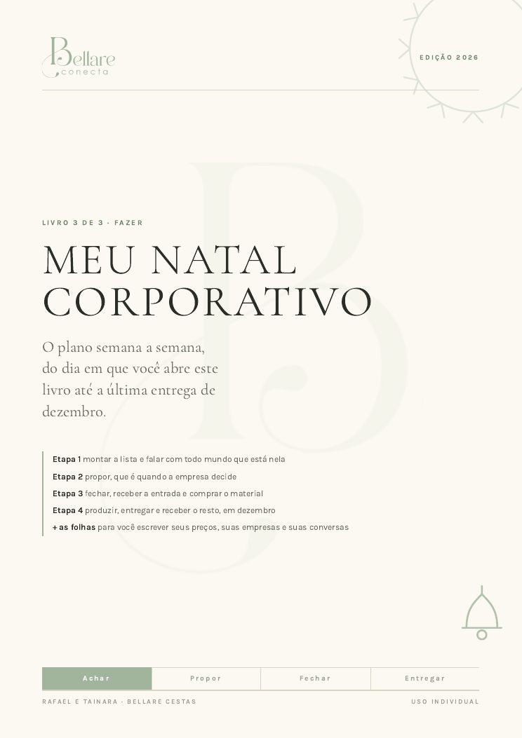 Capa do Guia 3, Meu Natal Corporativo